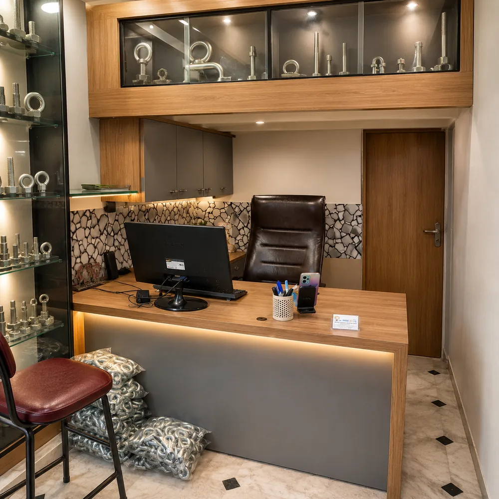 Lohar Forging office and product display in Mumbai
