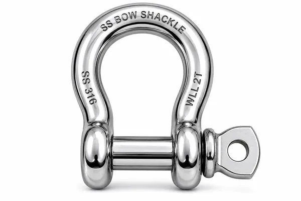 D Shackle vs Bow Shackle: Shape, Pin and Load Path illustrated with relevant product hardware